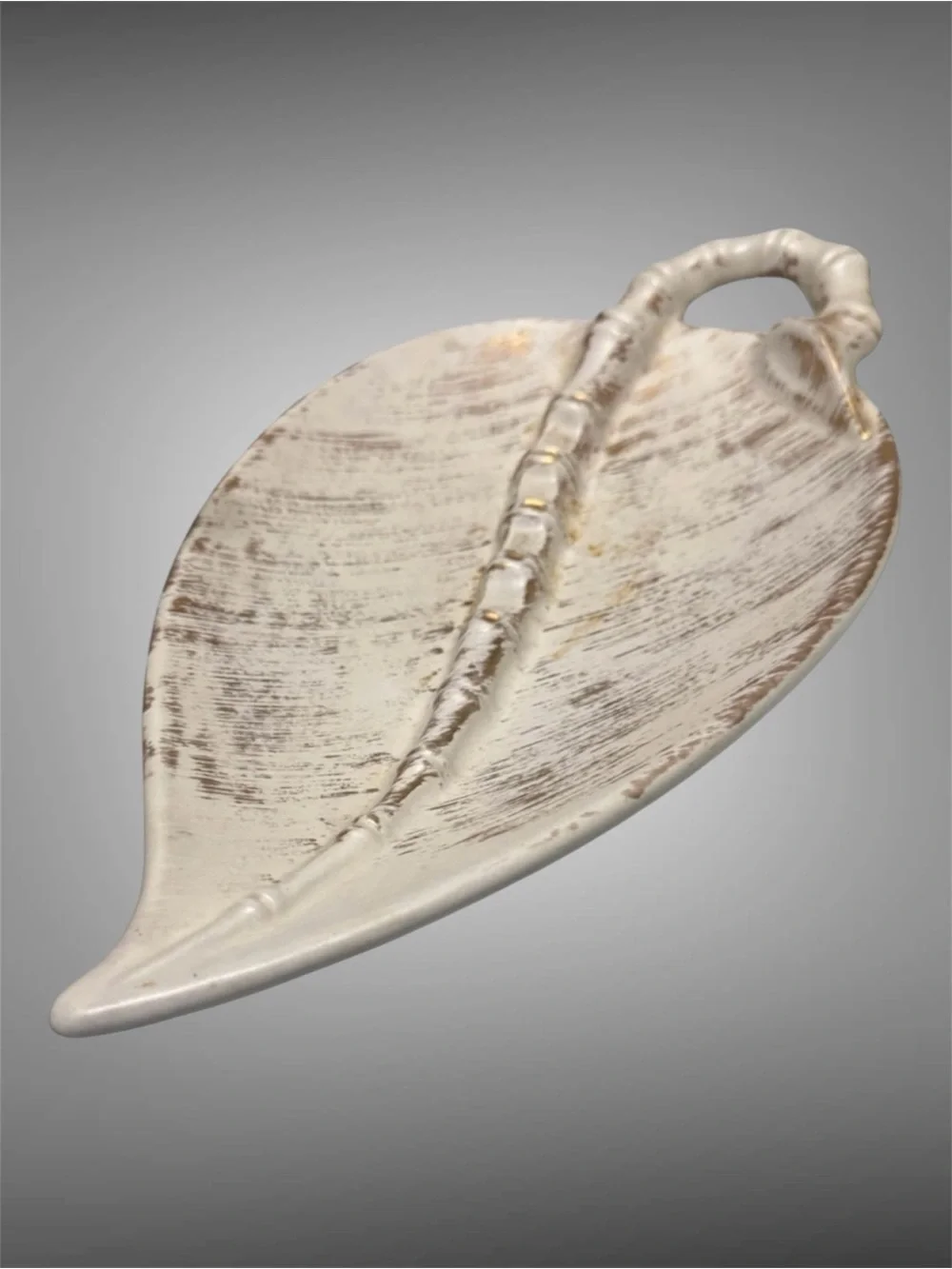 VINTAGE 1950s ROYAL HAEGER CERAMIC LEAF TRAY